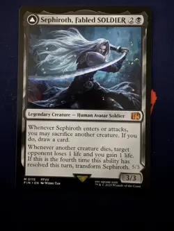 Sephiroth, Fabled SOLDIER (115 FIN) MTG FINAL FANTASY - Image 1