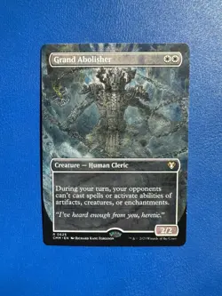 MTG Grand Abolisher - Borderless - Commander Masters Rare CMM 0625 625 NM - Image 1