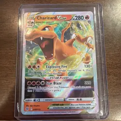 Pokemon Charizard VSTAR 018/172 Brilliant Stars Ultra Rare Holo NM - Image 1
