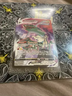 Pokemon TCG Rayquaza VMAX TG20/TG30 Swsh12: Silver Tempest Holo Trainer Galry - Image 1