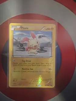 Plusle 39/108 Common Dark Explorers Pokemon Reverse Holo Lightly Played - Image 1