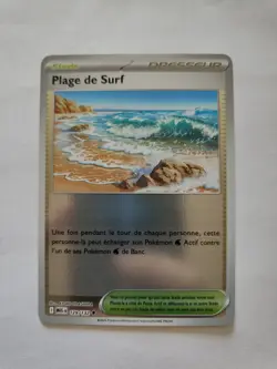 Carte Pokemon - Plage de Surf Reverse 129/132 - Mega Evolution ME01 - Image 1