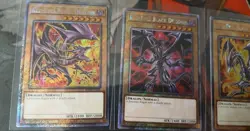 3x Red-Eyes Black Dragon Platinum Secret Rare YUGIOH 1sr Ed NM Playset 3 Arts - Image 2