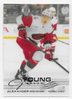 25/26 UPPER DECK SERIES 2 YOUNG GUNS CLEAR CUT PARALLEL Alexander Nikishin #461 - Image 1