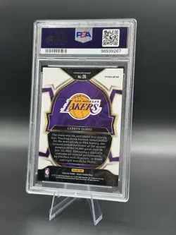 2022 PANINI SELECT LEBRON JAMES ORANGE FLASH PSA 9 MINT 🔥 - Image 2