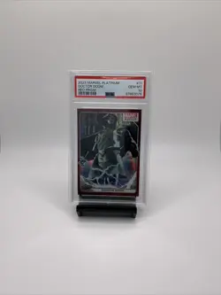 2023 MARVEL PLATINUM DOCTOR DOOM RED PRISM /199 PSA 10 - Image 1