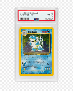 PSA 8 Base Set Blastoise Holo #2/102 - Image 1