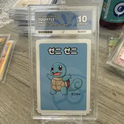 ACE 10 Squirtle Old Maid Pokemon Center Exclusive JPN - perfect subgrades - Image 1