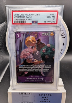2025 One Piece Legacy of the Master Vinsmoke Sanji! TR! English!PSA 10!#OP10-063 - Image 1