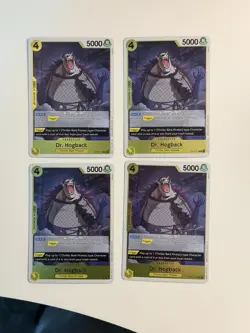 Dr. Hogback Playset - OP14-110 x4 - The Azure Sea's Seven - One Piece TCG - Image 1