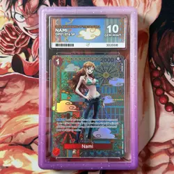 Nami OP01-016 SP Awakenjng Of The New Era ACE 10 GEM MINT ENGLISH One Piece CCG - Image 1