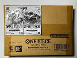 One Piece TCG Game Tournament Kit Vol. 5 Sealed English + Bonus packs - Image 1