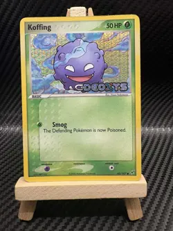 Koffing 62/107 Ex Deoxys Reverse Holo Foil Stamped 2005 Pokemon Card LP - Image 1