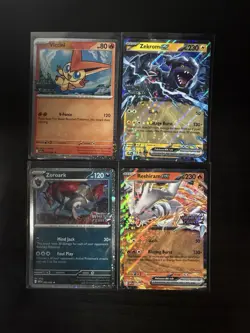 Unova Heavy Hitters Premium Collection Stamped Promo Card Set Of 4 - NM - Image 1