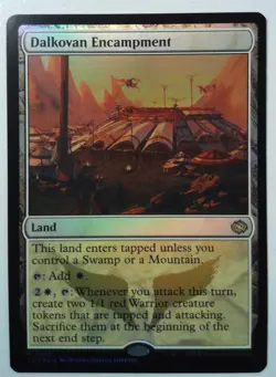 Dalkovan Encampment *FOIL Rare* Magic MtG x1 Tarkir Dragonstorm - Image 1