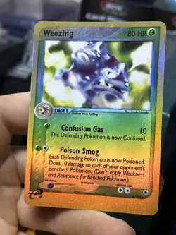 Weezing 24/109 EX Ruby Sapphire 2003 Reverse Rare Holo e-Series Pokemon Card TCG - Image 4