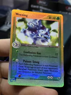 Weezing 24/109 EX Ruby Sapphire 2003 Reverse Rare Holo e-Series Pokemon Card TCG - Image 5