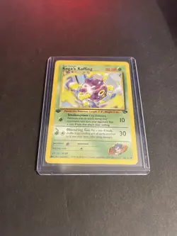 Pokemon TCG Koga's Koffing Gym Challenge 48 Regular 1st Edition Uncommon - Image 1