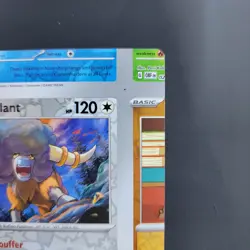 Pokemon TCG NFC Error Miscut Bouffalant 174/197 Reverse Holo Obsidian Flames - Image 5