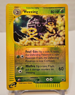 Weezing 70/165 Reverse Holo Rare Expedition Pokemon 1510 - Image 1