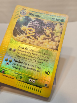 Weezing 70/165 Reverse Holo Rare Expedition Pokemon 1510 - Image 3