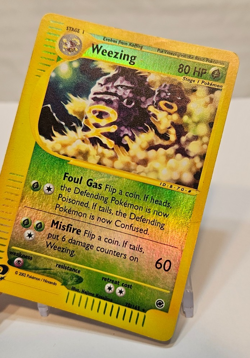 Weezing 70/165 Reverse Holo Rare Expedition Pokemon 1510 - Image 4