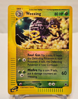 Weezing 70/165 Reverse Holo Rare Expedition Pokemon 1511 - Image 1