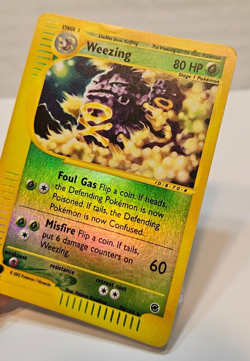 Weezing 70/165 Reverse Holo Rare Expedition Pokemon 1511 - Image 4