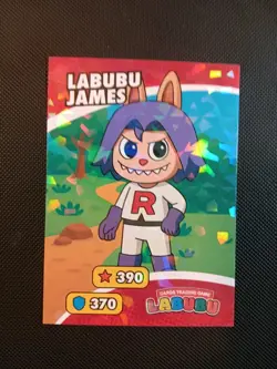 Labubu James Pokemon Labubu Cards Trading Game Card Peru US Seller MINT - Image 1