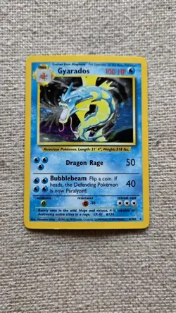 Gyarados 6/102 Holo Pokemon Base Set Unlimited Holo Rare [LP/MP] - Image 1