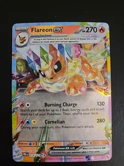 Flareon ex 014/131 Double Rare - Prismatic Evolutions Pokemon TCG - NM - Image 1