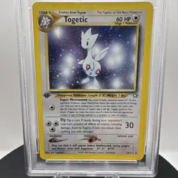 Pokemon Togetic 16/111 Neo Genesis Holo Rare 1st Edition PSA 9 2000 TCG - Image 2