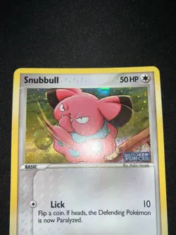 Pokemon - Snubbull Stamped 74/115 - Ex Unseen Forces - Reverse Holo ENG - Image 2