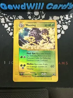 WEEZING 32/165 Expedition REVERSE HOLO Pokemon TCG Near Mint - Image 1