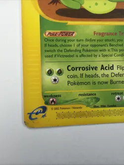 Victreebel 042/147 Aquapolis Pokemon TCG 2003 Vintage - Image 3