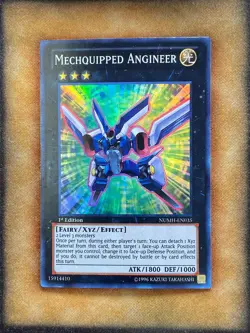 Yugioh Mechquipped Angineer NUMH-EN035 Super Rare 1st Ed NM - Image 1