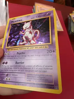 Mewtwo 51/108 Evolutions Shatter foil Holo Pokemon Card Excellent Condition - Image 4