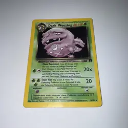 Pokemon TCG Dark Weezing Holo Rare Card 14/82 Team Rocket Series - Image 1