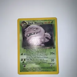 Pokemon TCG Dark Weezing Holo Rare Card 14/82 Team Rocket Series - Image 2