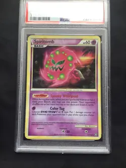 Pokemon Cards: HGSS Triumphant Rare Holo: Spiritomb 10/102 PSA 9 - Image 2