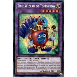 DLCS-EN147 Time Wizard of Tomorrow Secret Rare Limited Edition YuGiOh Card - Image 1