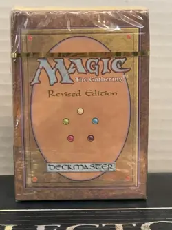 Factory Sealed Magic the Gathering Revised Edition Starter Deck (dented read) - Image 1