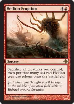 1x Hellion Eruption - Foil Light Play MTG Magic - Kid Icarus - - Image 1