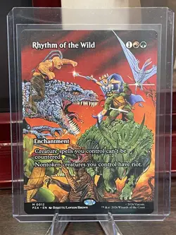 Rhythm of the Wild 0012 Borderless Teenage Mutant Ninja Turtles TMNT MTG NM TMT - Image 1