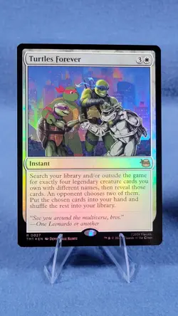 1 x Turtles Forever - Foil - Teenage Mutant Ninja Turtles - NM - MTG - Image 1
