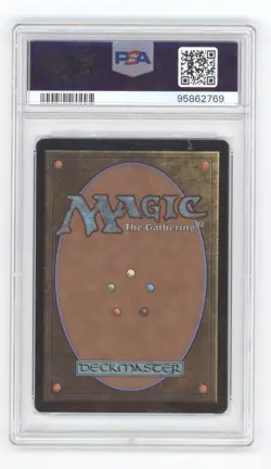 Magic MTG Promo GURU Basic Land Mountain PSA 9 Mint Q1887 - Image 2