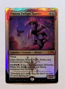 MTG Ponies - Princess Twilight Sparkle Foil - The Galloping Promo - NP/NM! - Image 1