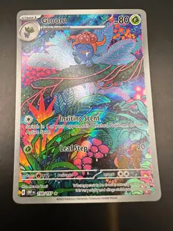 Pokemon TCG Gloom Obsidian Flames Illustration Rare Card 198/197 - Image 1