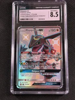 2018 POKEMON SUN & MOON CELESTIAL STORM #177A/168 RAYQUAZA PROMOS CGC 8.5 - Image 1