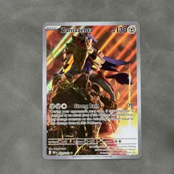 Zamazenta 201/182 Illustration Rare Destined Rivals Pokemon Near Mint - Image 1